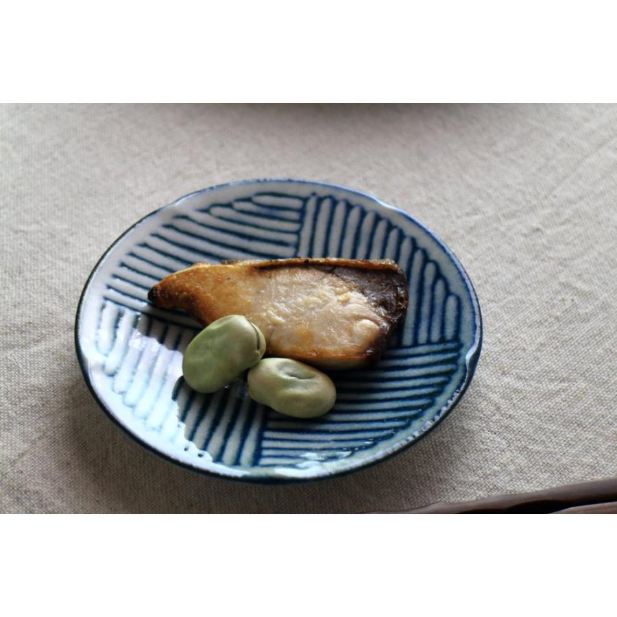 令和粉引 削 小皿13cm 国産 美濃焼 4寸皿 丸皿 プレート 取り皿