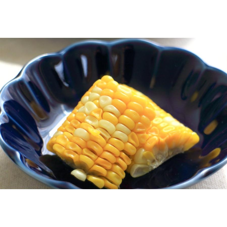 菊型ナス紺釉 小鉢 13cm 国産 美濃焼 4.5小鉢 ボウル ボール 中鉢 鉢