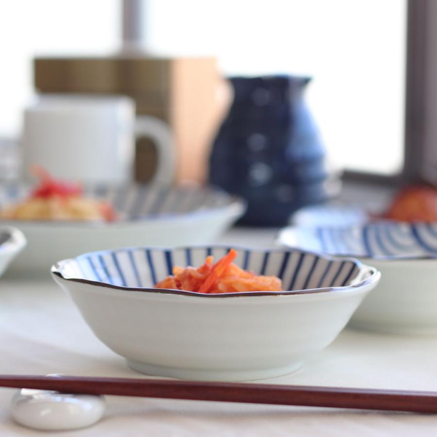 藍縄文 小鉢 13.5cm 日本製 美濃焼 4.5寸小鉢 小分け鉢 小付け 小器 小