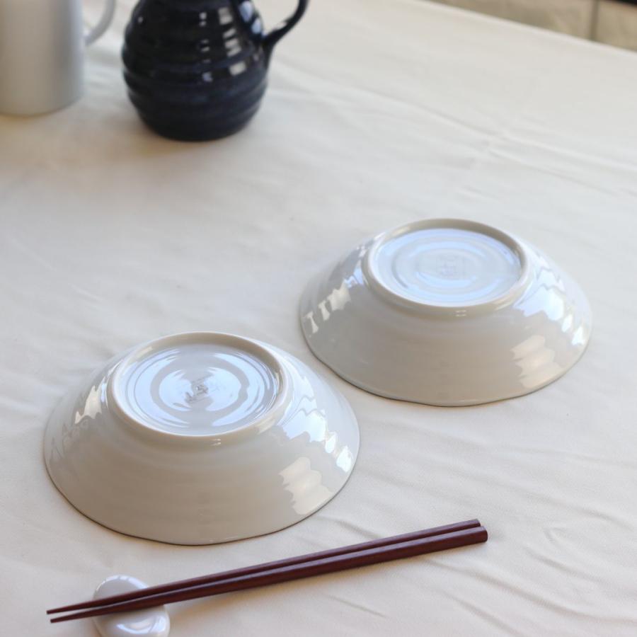 藍縄文 浅鉢 17cm 日本製 美濃焼 5.5寸浅丼 ボウル ボール 中鉢 鉢 小