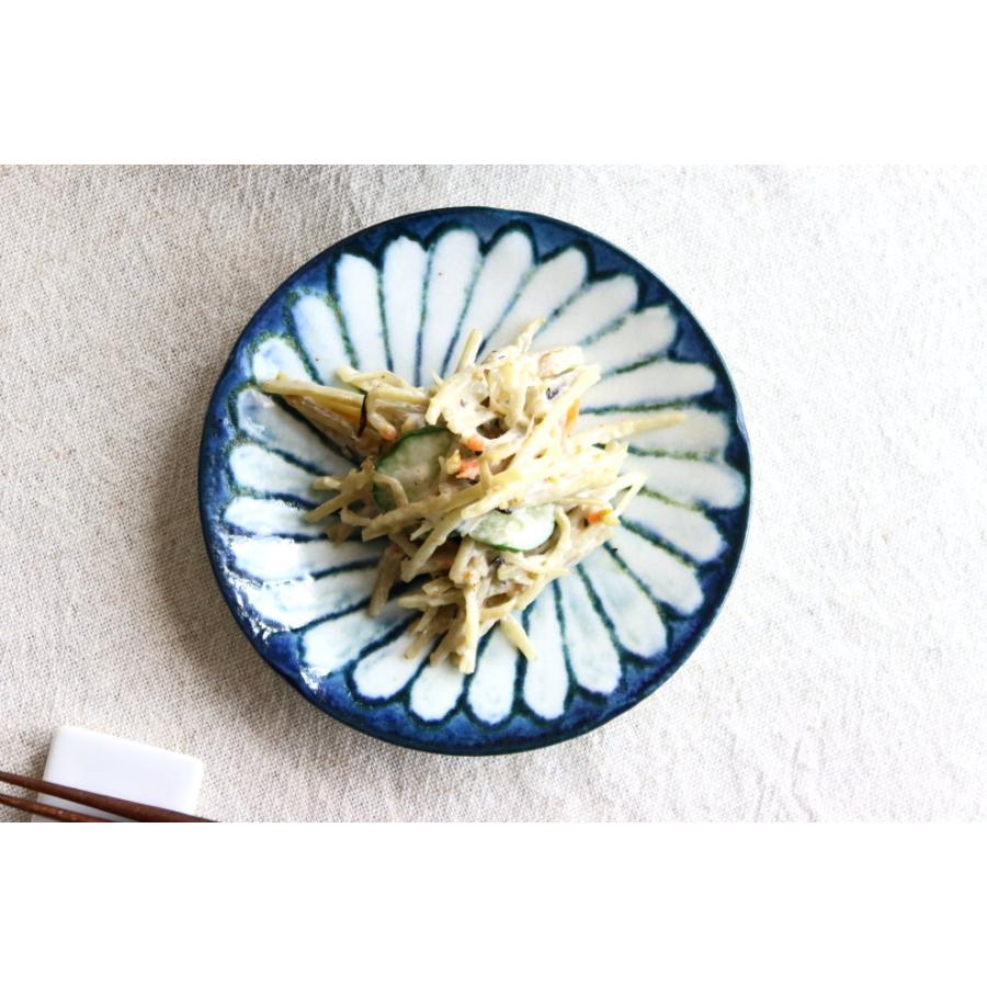 令和粉引 華 小皿13cm 日本製 美濃焼 4寸皿 丸皿 プレート 取り皿