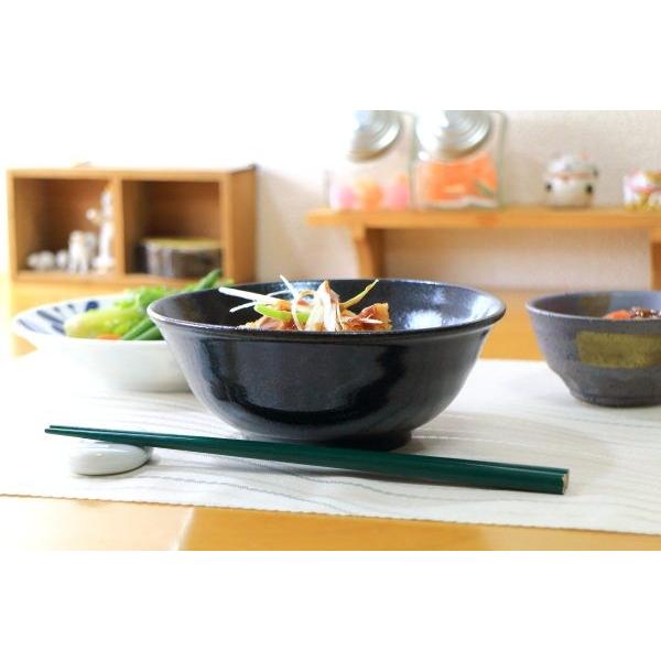 砂目黒マット釉 5.3寸ミニ丼 国産 瀬戸焼 洗い物も楽ちんな軽量食器