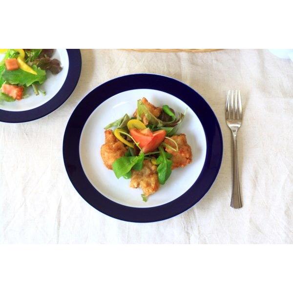 ブルーパレス 9インチディナープレート 国産 美濃焼 深いブルーに高級