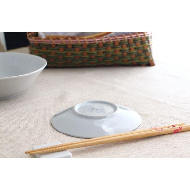 京千段 小皿 13cm 国産 美濃焼 4.0皿 丸皿 プレート おつまみ 小さい