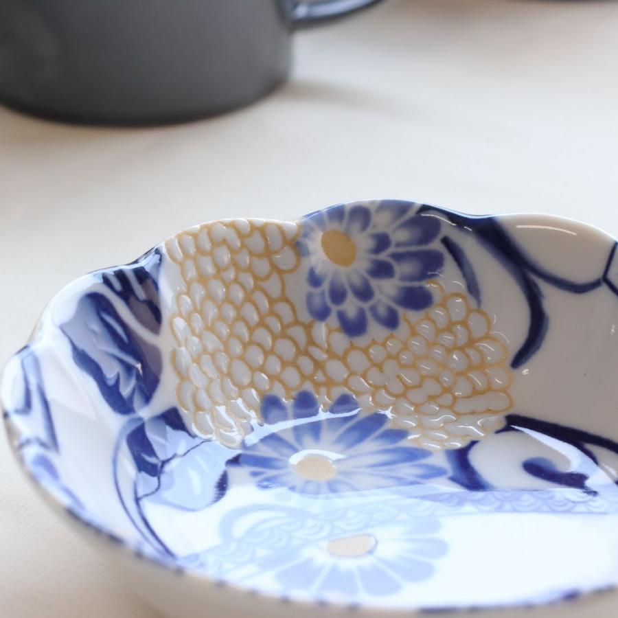 【超希少/極美品】総織部 菓子鉢 花器 中鉢 価格8.7万⇒ 半額以下3.9万 藍祥瑞 小鉢 13cm 日本製 美濃焼 4.5寸小鉢 ボール ボウル 中鉢