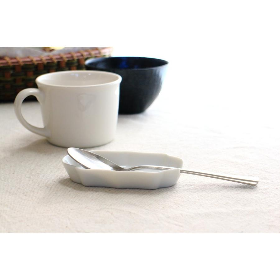 大きめの洋風レンゲ台 11.5cm 国産 美濃焼 れんげ台 蓮華台 レンゲ台