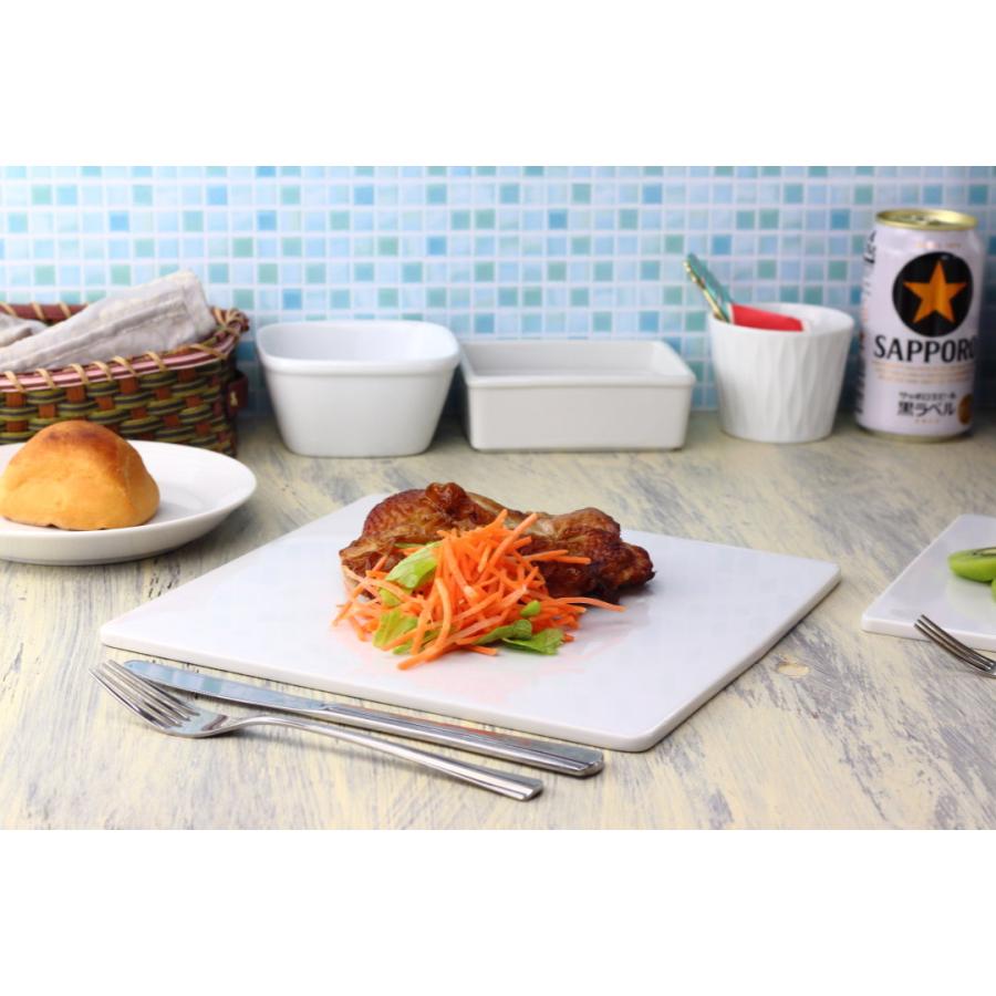 アンティーク　英国　大皿　角皿　スクエアプレート　特大 スクエアプレート 28cm アウトレット 角皿 正方形 日本製 陶器