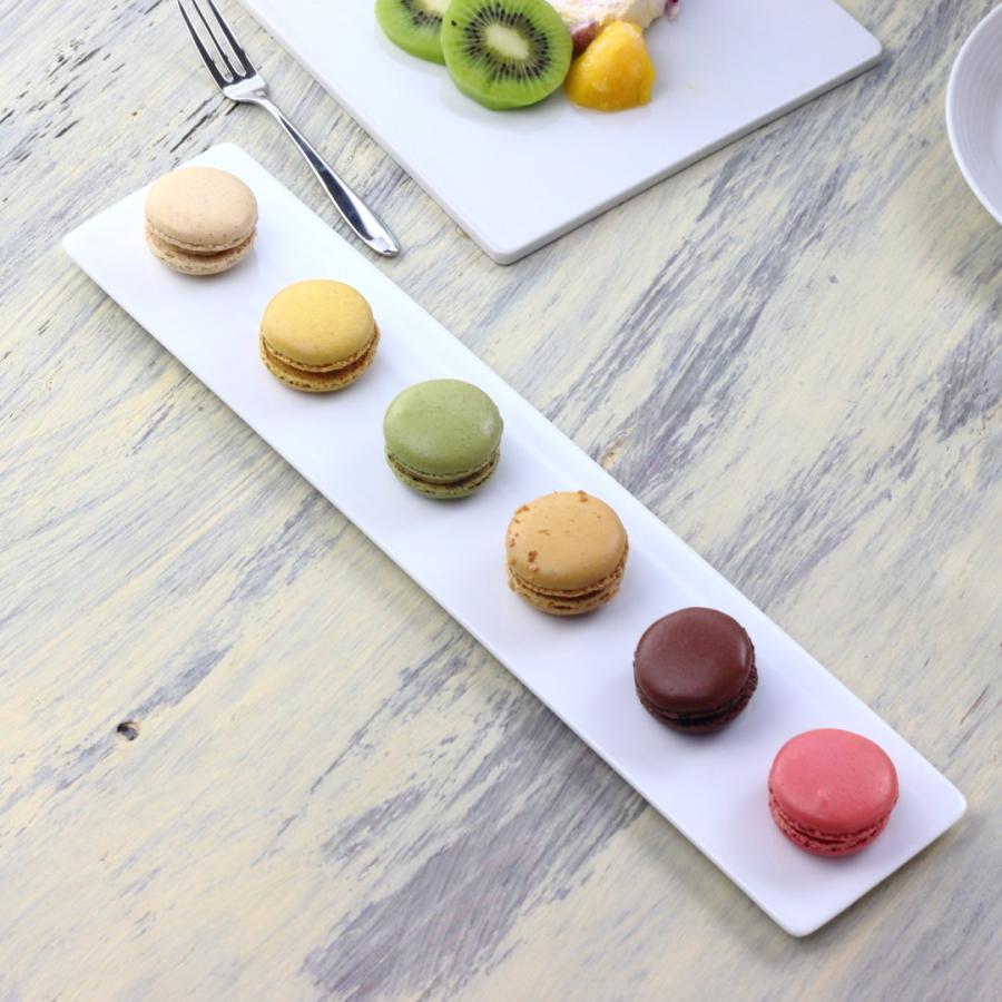 マカロンの似合うロングプレート 36 5cm 日本製 美濃焼 細長い プチケーキ皿 インテリア スイーツ カフェ 長い 角皿 プレート アペタイザー 白 Y7 0074 セラポッケ かわいい陶器のお店 通販 Yahoo ショッピング