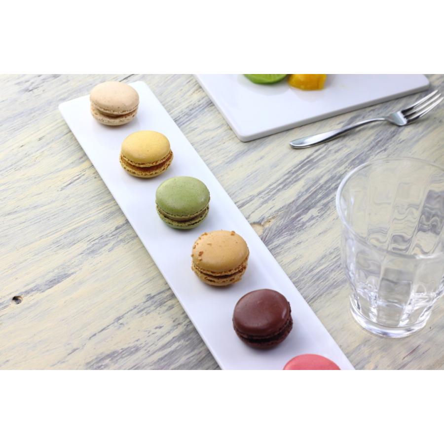 マカロンの似合うロングプレート 36 5cm 日本製 美濃焼 細長い プチケーキ皿 インテリア スイーツ カフェ 長い 角皿 プレート アペタイザー 白 Y7 0074 セラポッケ かわいい陶器のお店 通販 Yahoo ショッピング