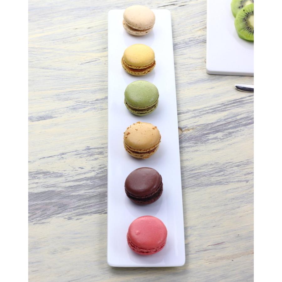 マカロンの似合うロングプレート 36 5cm 日本製 美濃焼 細長い プチケーキ皿 インテリア スイーツ カフェ 長い 角皿 プレート アペタイザー 白 Y7 0074 セラポッケ かわいい陶器のお店 通販 Yahoo ショッピング