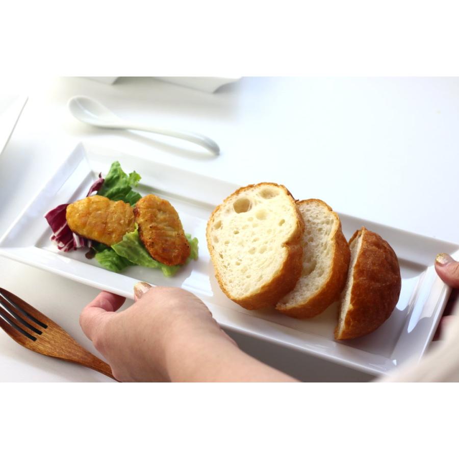 イタリアン長角プレート 30.5cm 日本製 美濃焼 プレート スクエア 角皿