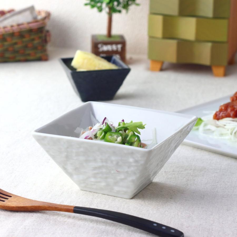 スルトン スクエアサラダボウル 12.5cm 日本製 美濃焼 大きい パスタ皿