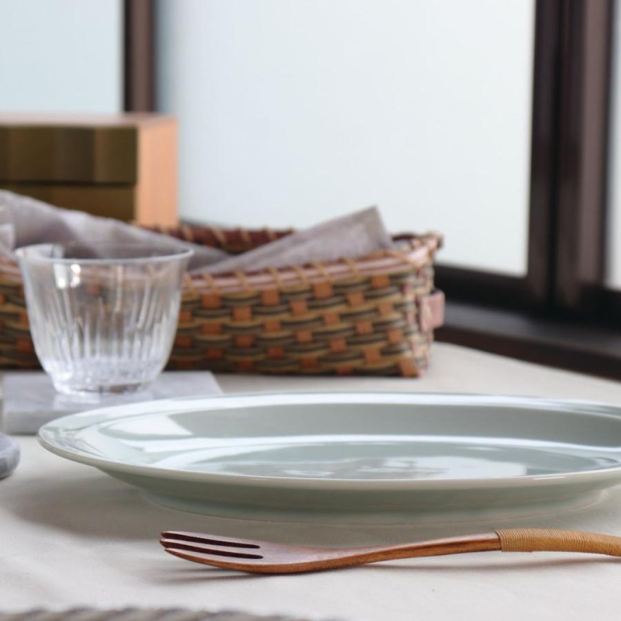 中国青磁大皿 青彩 ﾘﾑ3.0皿(青磁中華)(中華食器,皿,小皿・薬味皿)|食器通販の