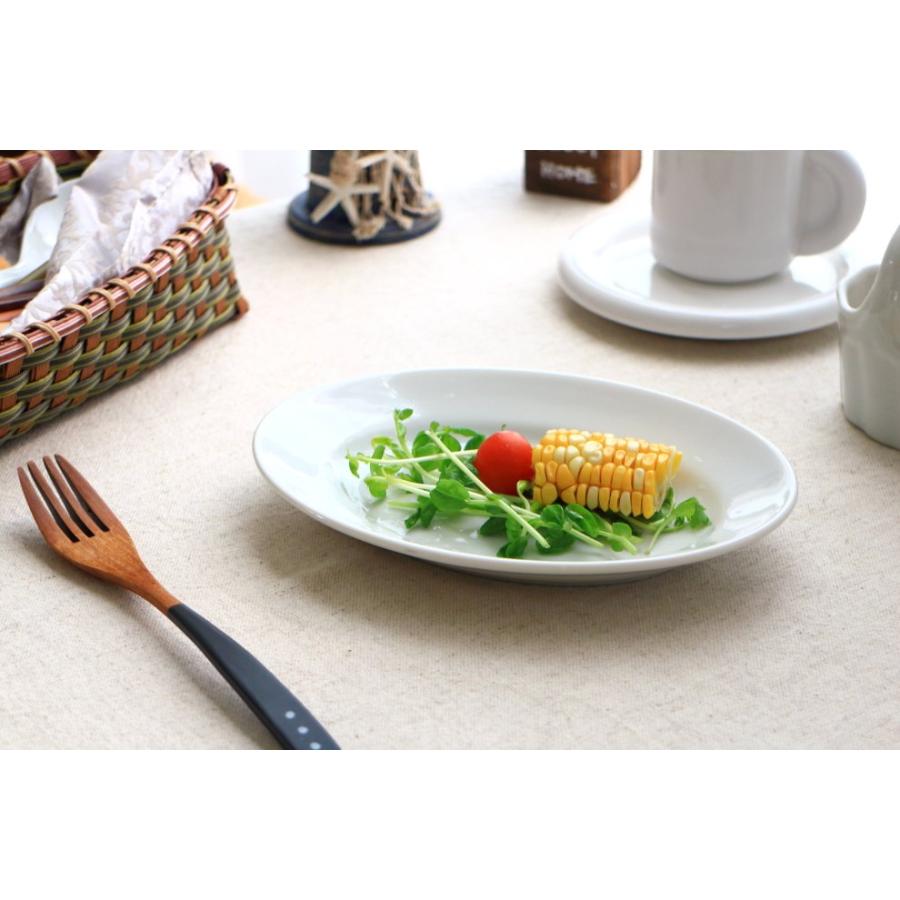 オーバル中華皿 炒め物 21cm 国産 美濃焼 楕円皿 中皿 中華プレート