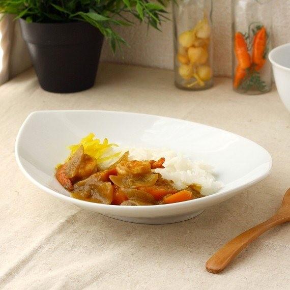 ナチュラルリーフのパスタボール 国産 美濃焼 カレーボール パスタ皿