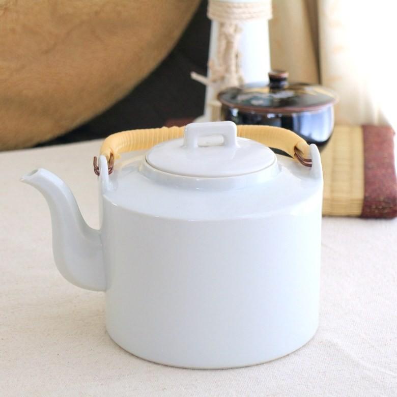 レトロポット ホワイト 1100ml 国産 美濃焼 スーパーアウトレット