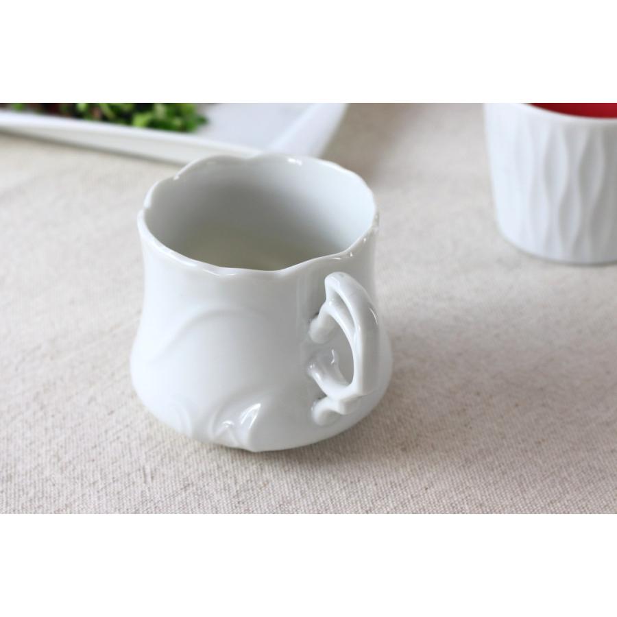 欧風の風 マグカップ 230ml 日本製 美濃焼 マグ マグカップ オフィス コーヒーカップ カップ コップ 紅茶 お茶 取っ手付き 飲みやすい 白い食器｜cerapockke｜03