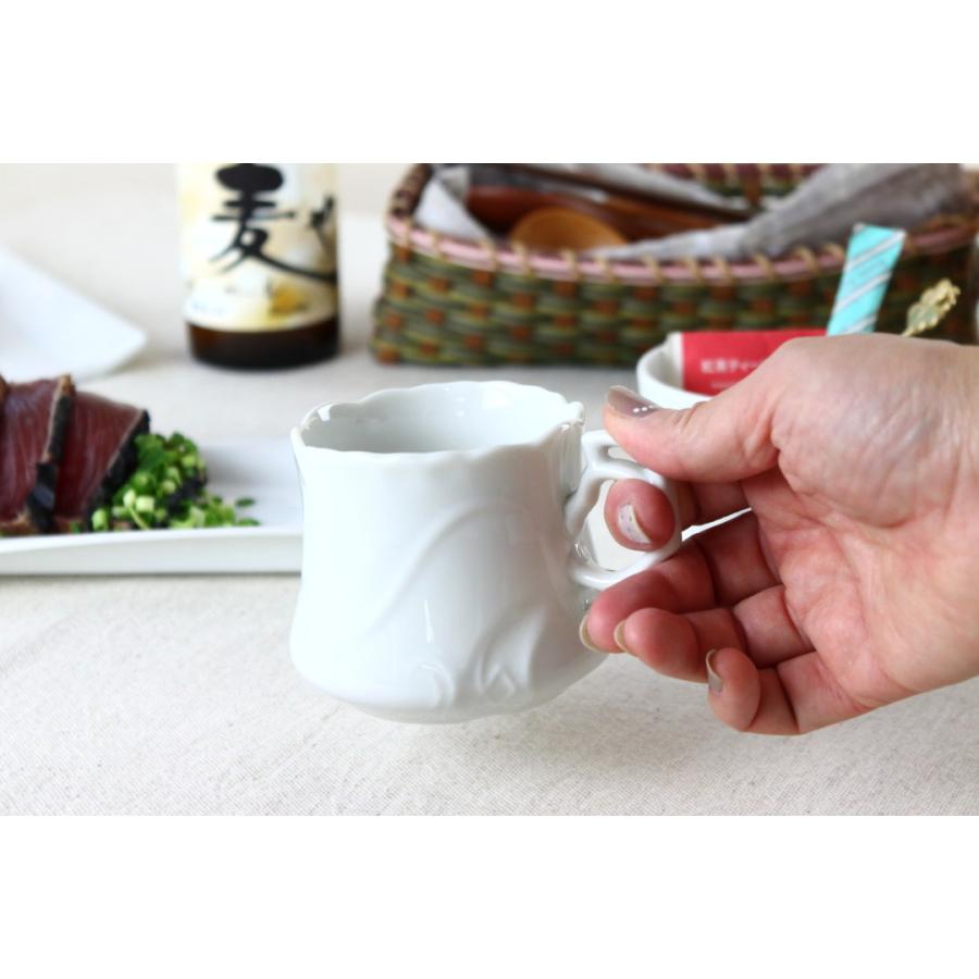欧風の風 マグカップ 230ml 日本製 美濃焼 マグ マグカップ オフィス コーヒーカップ カップ コップ 紅茶 お茶 取っ手付き 飲みやすい 白い食器｜cerapockke｜04
