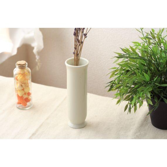 細長い花瓶 国産 美濃焼 テーブルを彩る一輪の花に陶器 一輪差し 花入