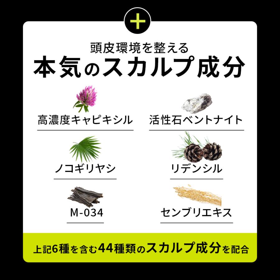 ケフトルEX シャンプー メンズ 濃密泡 スカルプシャンプー ノン