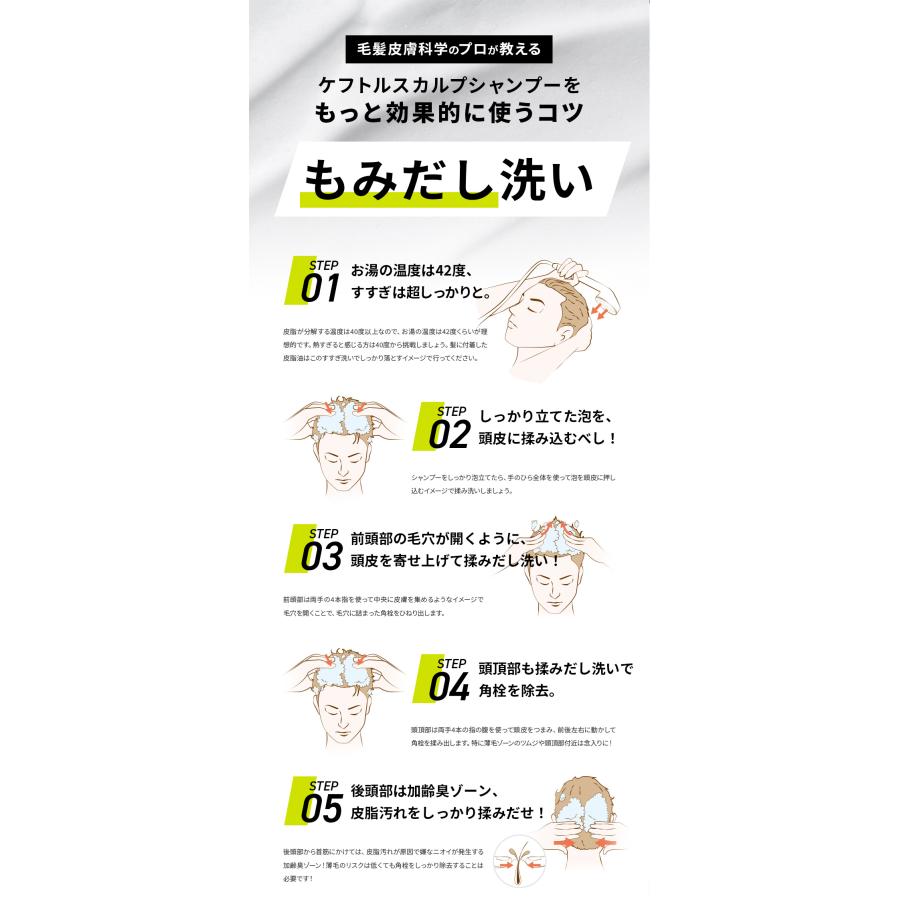 ケフトルEX スカルプシャンプー コンディショナー 詰め替え