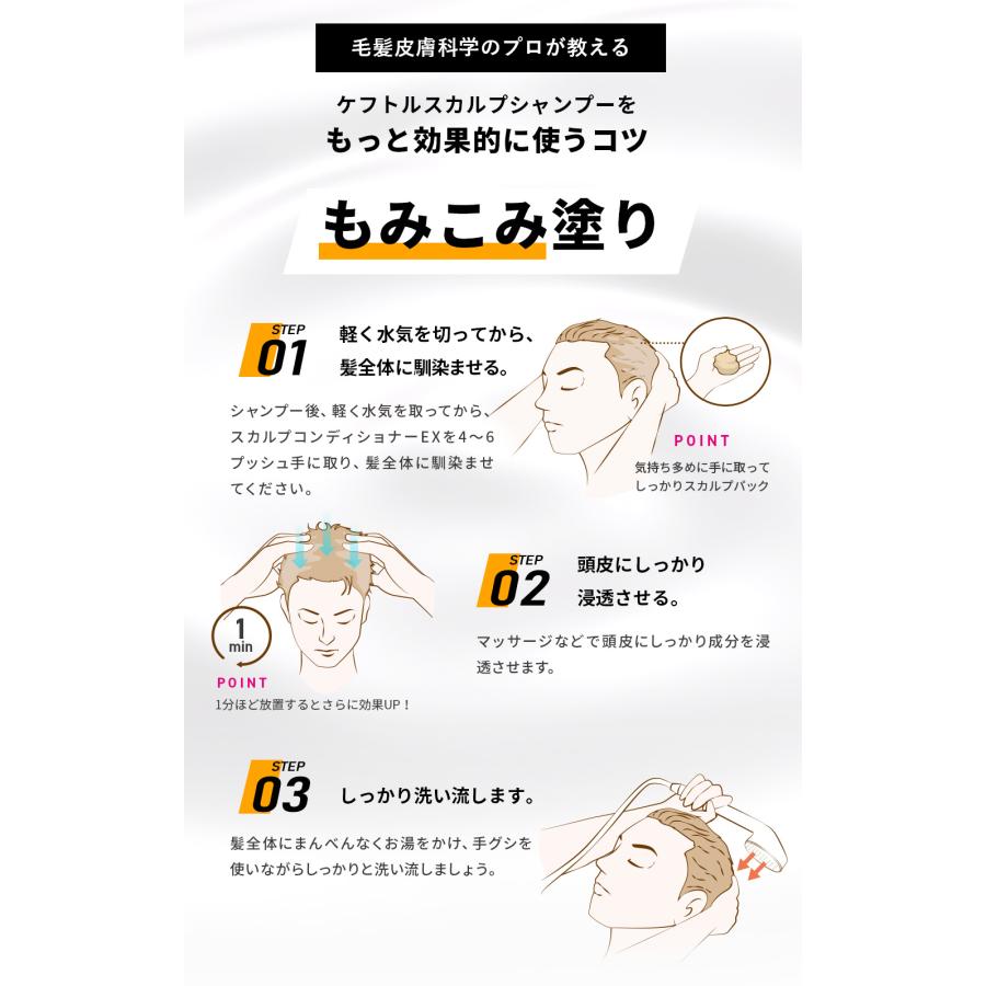 ケフトルEX（K.FUTOL EX） スカルプシャンプー コンディショナー