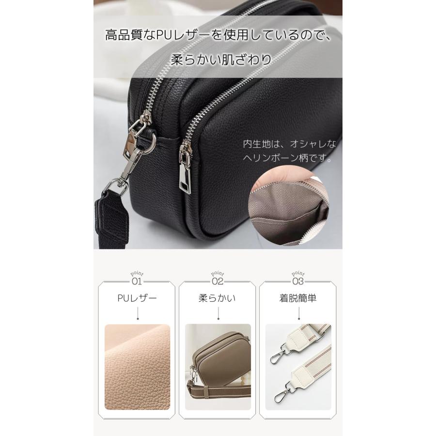 W*可様 【美品】ワイドテープショルダーバッグ （本革/軽量470g/ボディバッ セール】《本革/470g》ワイドテープショルダーバッグ/ボディ