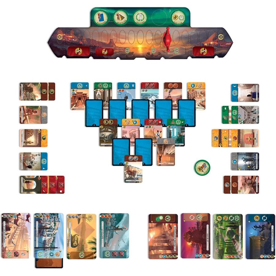 ボードゲーム 世界の七不思議 デュエル 7 Wonders Duel 英語版 2人用 30分 10歳以上 Toy Market 通販 Yahoo ショッピング