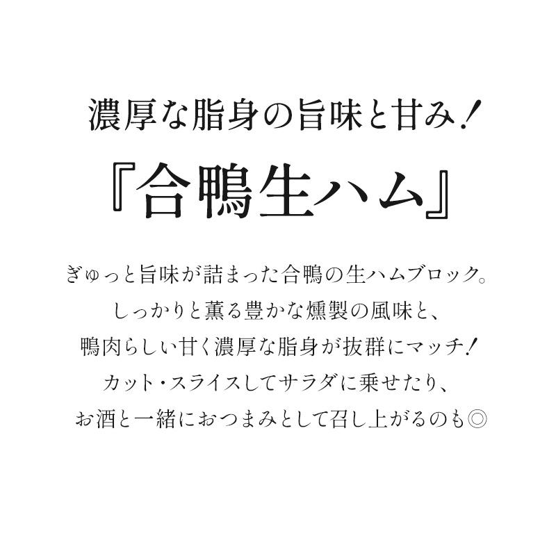 合鴨生ハムブロック 180g×6P［冷凍］【3〜4営業日以内に出荷】 |  | 02