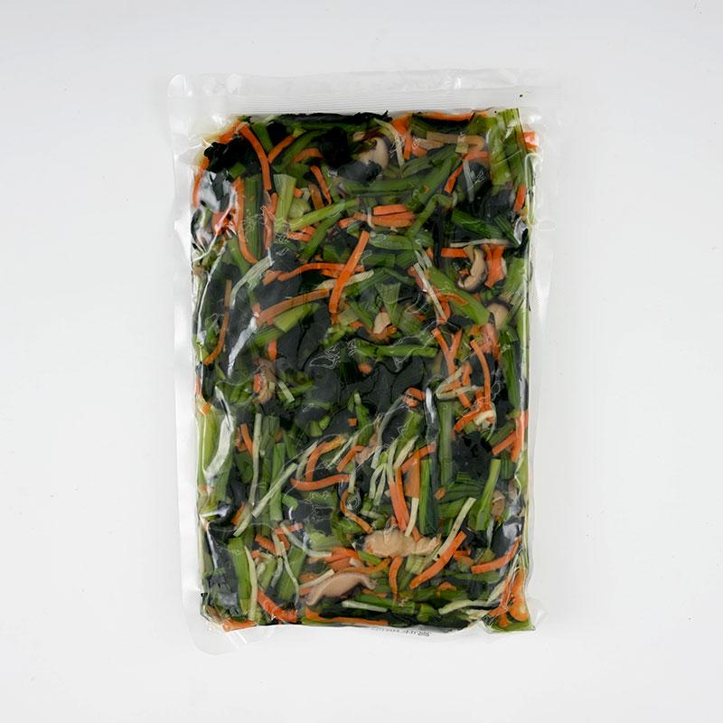 小松菜のお浸し 1kg (固形量800g) ×16 大容量 常温保存 業務用 ［常温のみ］【送料無料】【3〜4営業日以内に出荷】 お惣菜 惣菜 総菜_1