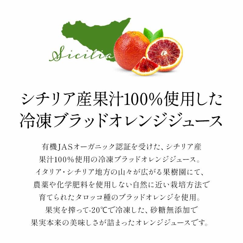 オランフリーゼル社 ビオール 有機 冷凍 ブラッドオレンジ ジュース