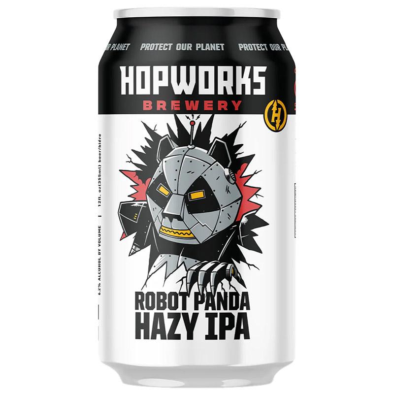 ホップワークス ロボットパンダヘイジーIPA 355ml［冷蔵のみ］【3〜4