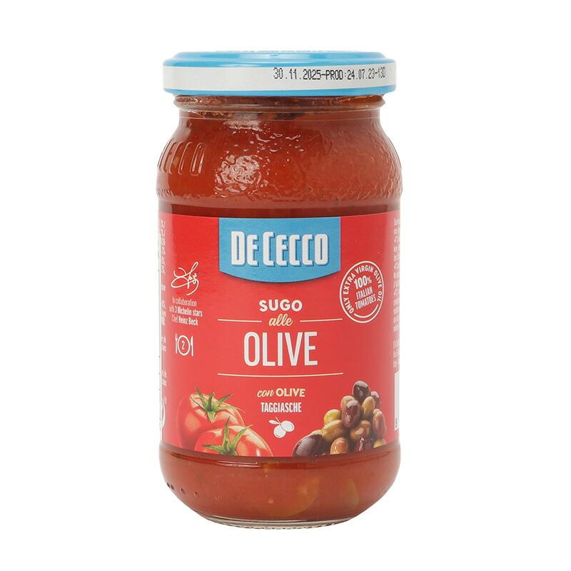 ディチェコ トマトソース オリーブ 200g×3個［常温/冷蔵可］【1〜2営業日以内に出荷】［賞味期限：2026年3月31日］ |  | 01