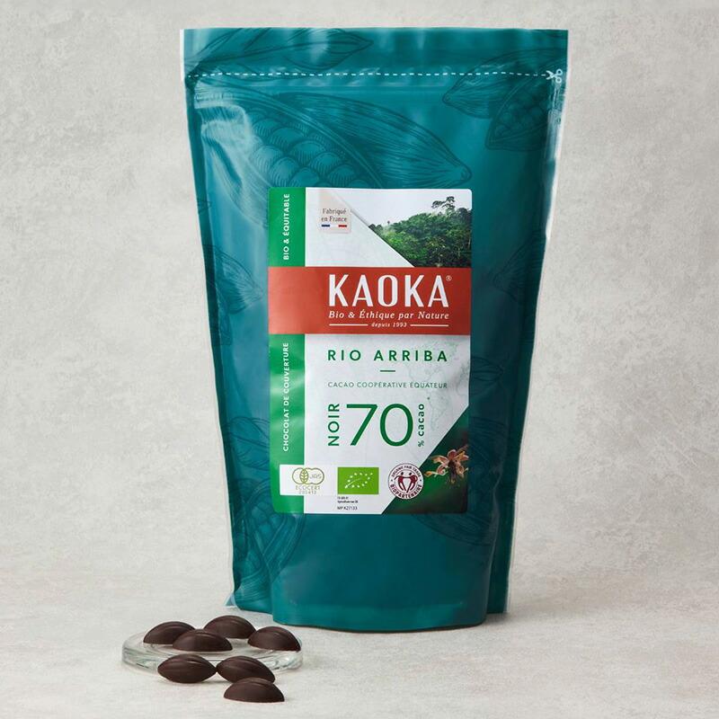 KAOKA リオアリバ70% 1kg オーガニック ダークチョコレート 有機JAS
