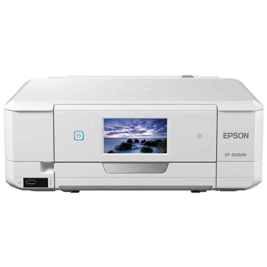 エプソン（EPSON） Colorio EP-808AW ホワイト A4インクジェット複合機