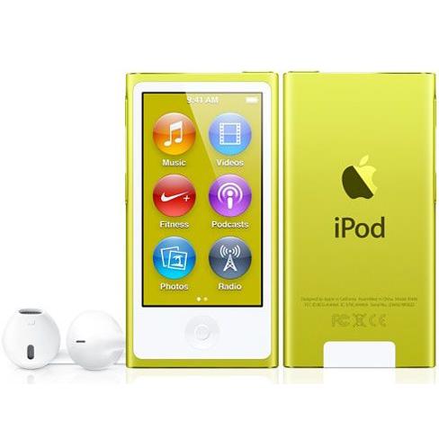 Apple iPod nano 16GB イエロー MD476J/A　第7世代　MD476JA(新品・即納)｜ceresu-syouji