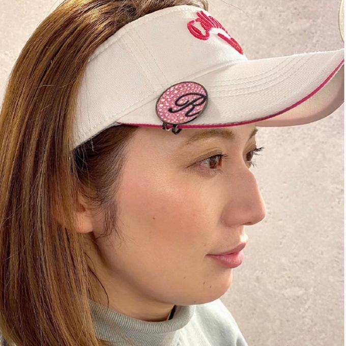 15色から選べる イニシャル ゴルフマーカー クリスタルデコレーション ハットクリップ付き おしゃれ ギフトサロンセリジエ 通販 Yahoo ショッピング