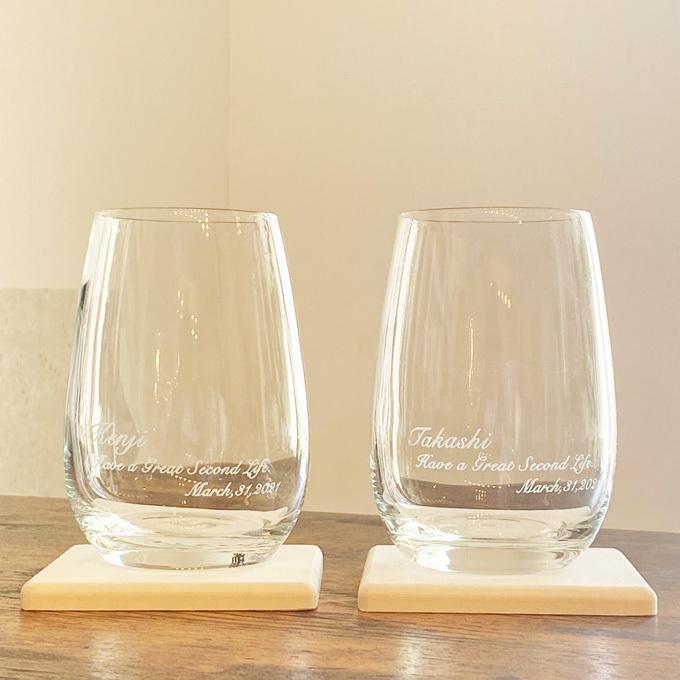 名入れグラス プレゼント おしゃれ 珪藻土 コースター コップ ワイン