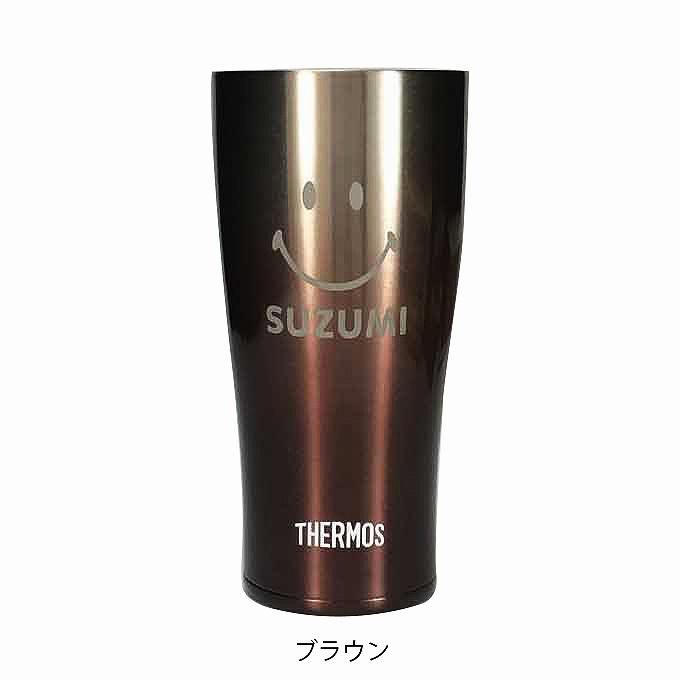 サーモス THERMOS タンブラー 名入れ 真空断熱 ステンレス プレゼント 保温 保冷 名前入り JDE-420C｜cerisier-plus｜06