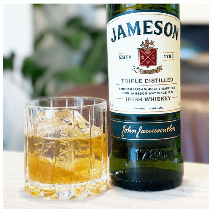 ジェムソン ギフトセット｜リーデルロックグラス名入れ彫刻（丸氷器付