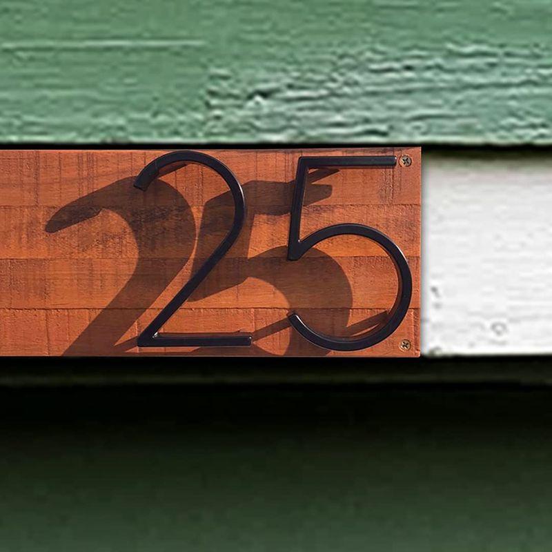 お1人様1点限り】 Zayookey フローティング家屋番号 数字 0-9 壁の装飾 1個セット 革新的なDIY カフェ 装飾 住所番号 アドレス  壁掛け 看板