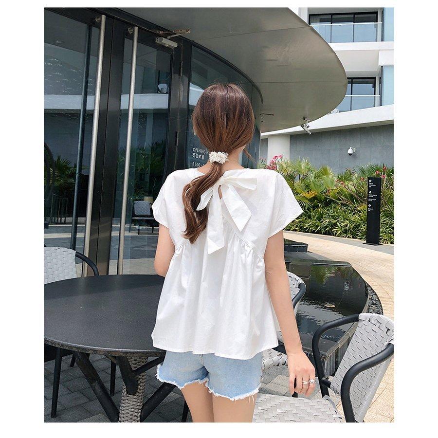 トップス 2種類選べる ブラウス レディース 40代 春夏 オシャレブラウス 韓国風 チュニック リボン 半袖シャツ 白トップス ゆったり 通勤 体型カバー 上品 カジュアル Tシャツ Enm3gnckf9 Www Tritop Com Br