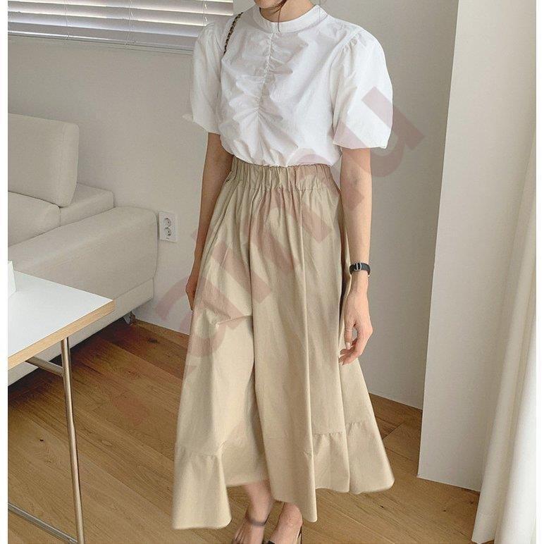 レディースファッション ポリカーボネイト製キッチンポット セットアップ レディース 40代 春夏 セットアップ オシャレ 通勤 半袖ブラウス白 パフスリーブ ロング丈aライン フレアスカート 韓国風上下セット カジュアル Ks4hxqm5ik Boulevardrestaurants Com