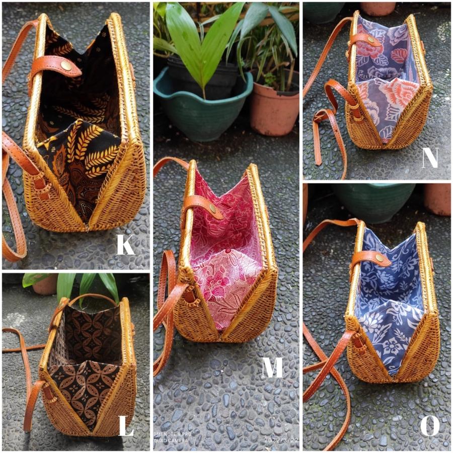 未使用　アタ　ショルダーバック　変わりデザイン　カゴバッグ　夏バック　バリ島 バリ島 アタバッグ 新品未使用 かごバッグ ショルダーバッグ