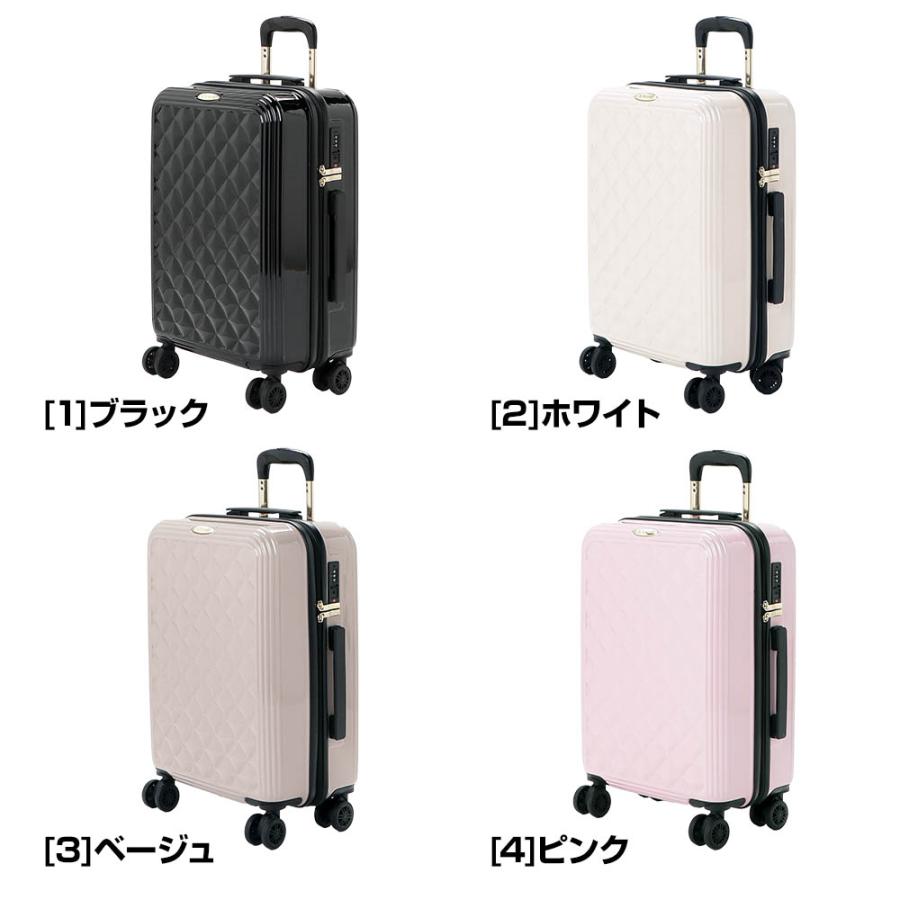 セシルマクビー CECIL McBEE キャリーバッグ キャリーケース スーツケース QUILT CARRY CASE 53L Lサイズ 旅行 バッグ かばん カバン 鞄 おしゃれ CM12-4-00026｜cestjoli-store｜07