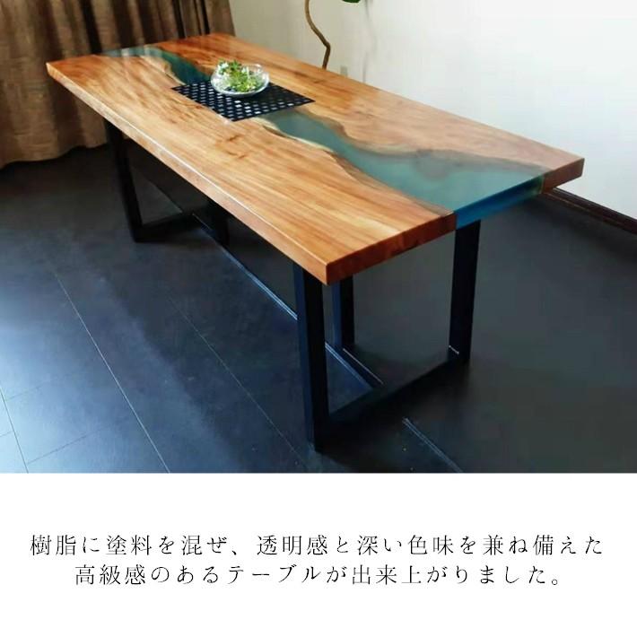 リバーテーブル 天板のみ 樹脂 レジンテーブル エポキシ樹脂 deaflink.com