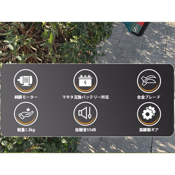 高枝 チェーンソー 草刈り機 バッテリー 充電式 芝刈り機 延長ポール
