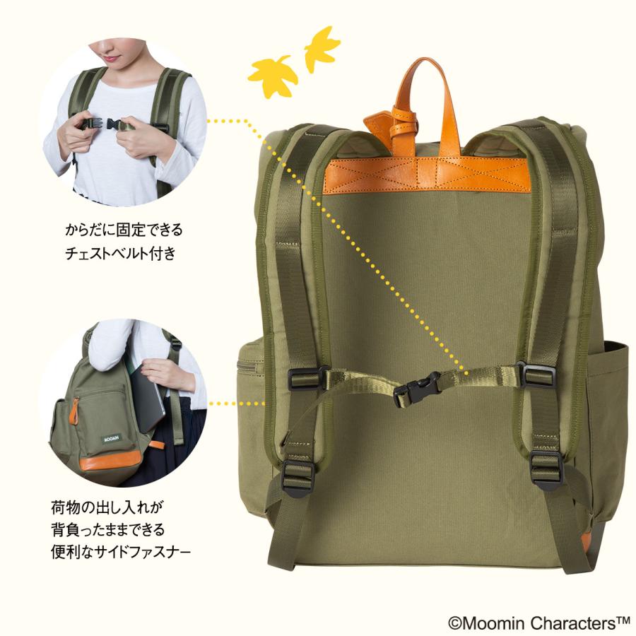 MOOMIN スナフキン 旅人のリュックサック 帆布 ムーミン バック MOOMIN スナフキン 旅人のリュックサック 帆布 ムーミン バック