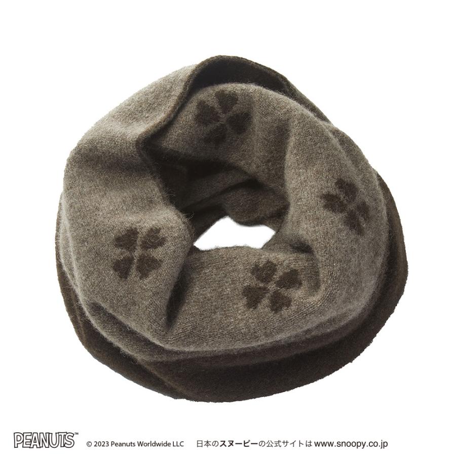スヌーピー しあわせのぬくもり チベット産高級ヤク100％のニットチュニック＆スヌード | SNOOPY | 03