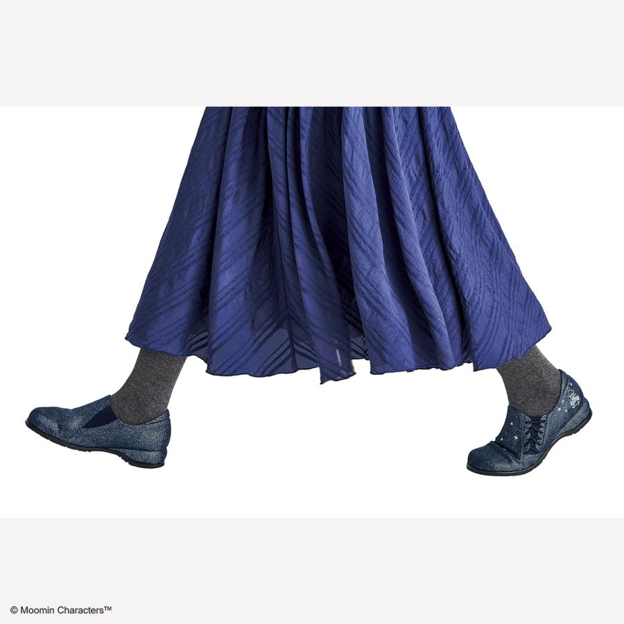スナフキン 星空のおさんぽ デニム調レザーシューズ　ムーミン　靴　スリッポン　スニーカー　IEI　インペリアルエンタープライズ | MOOMIN | 03